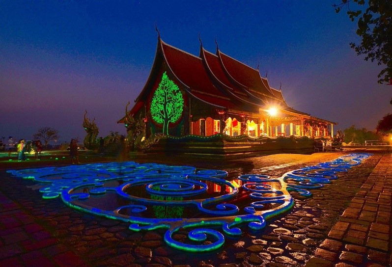 วัดสิรินธรวรารามภูพร้าว จังหวัดอุบลราชธานี