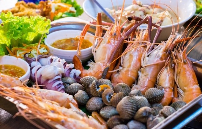อาหารทะเลบางชนิด