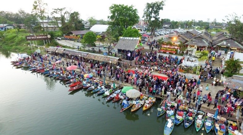 ตลาดน้ำคลองแห จังหวัดสงขลา