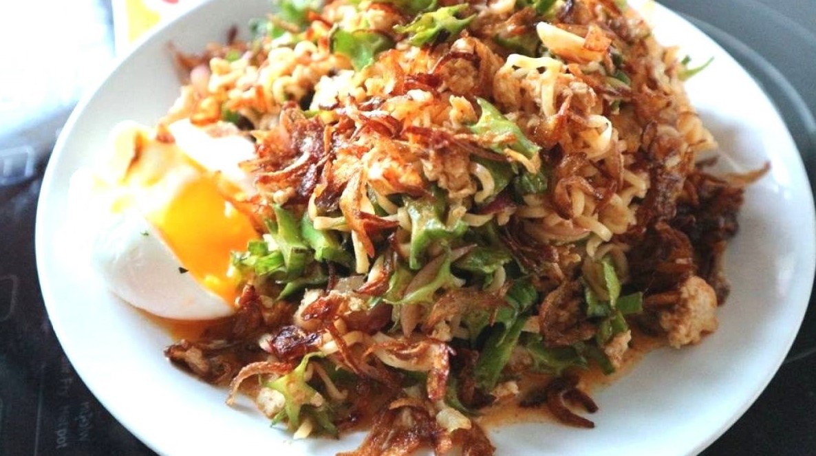 สูตรยำมาม่าถั่วพู