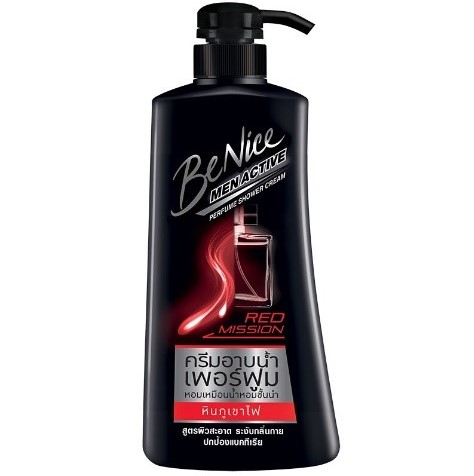 Benice Men Active Perfume Shower Cream สูตรหินภูเขาไฟ