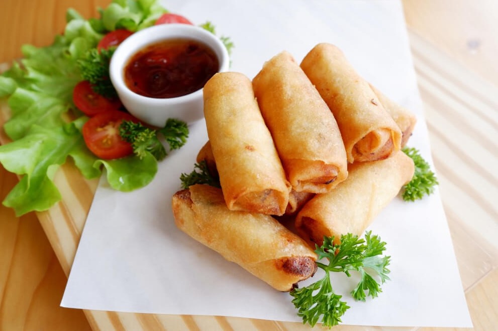 ปอเปี๊ยะทอดไส้ปูอัด