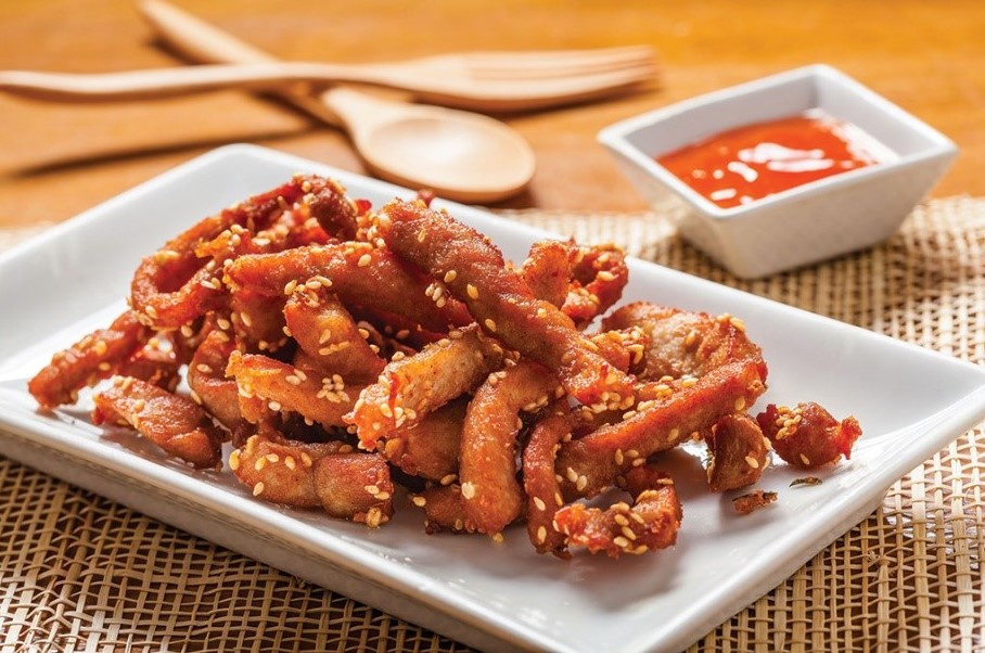 หมูแดดเดียว หม้อทอด
