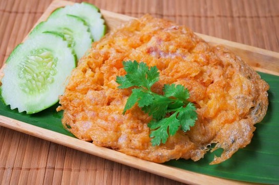 หม้อทอด ไข่เจียวหมูสับ